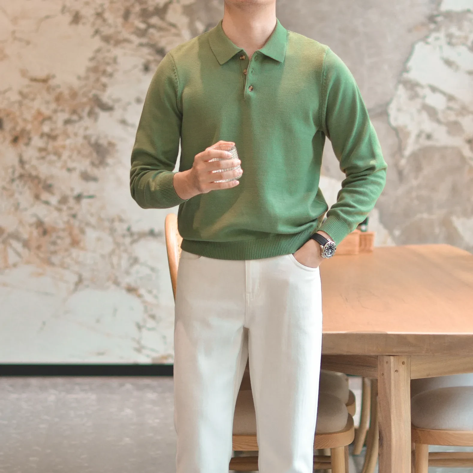 Dark Green Dress Shirt