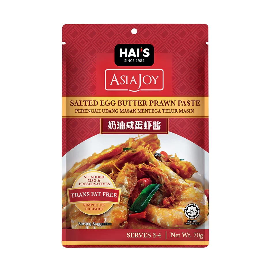 Salted Egg Butter Prawn Paste 70g