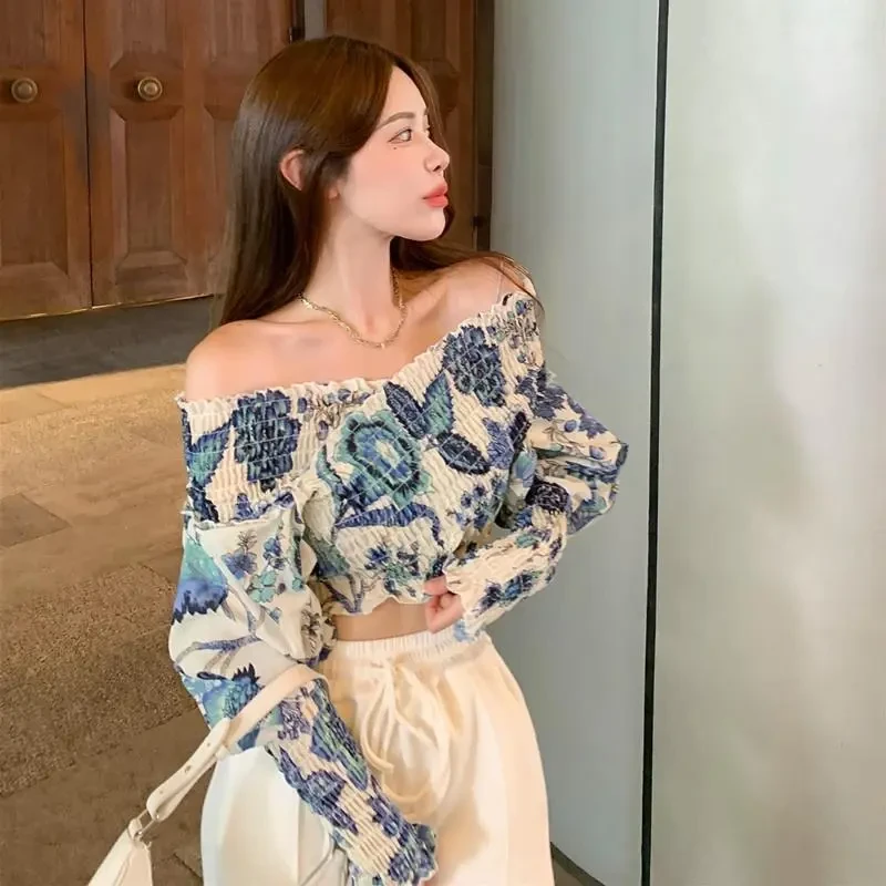 Long Sleeve Chiffon Top