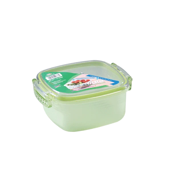 Square Food Container with Clip (Large)