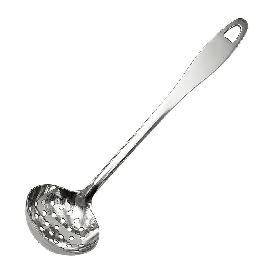 Stainless Steel Steamboat Ladle Skimmer with Hole 6cm