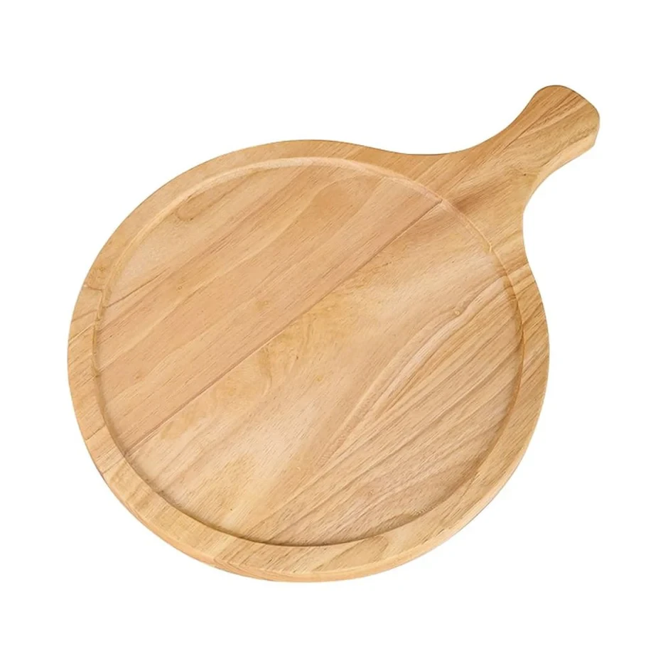 Wooden Pizza Board with Handle 20cm