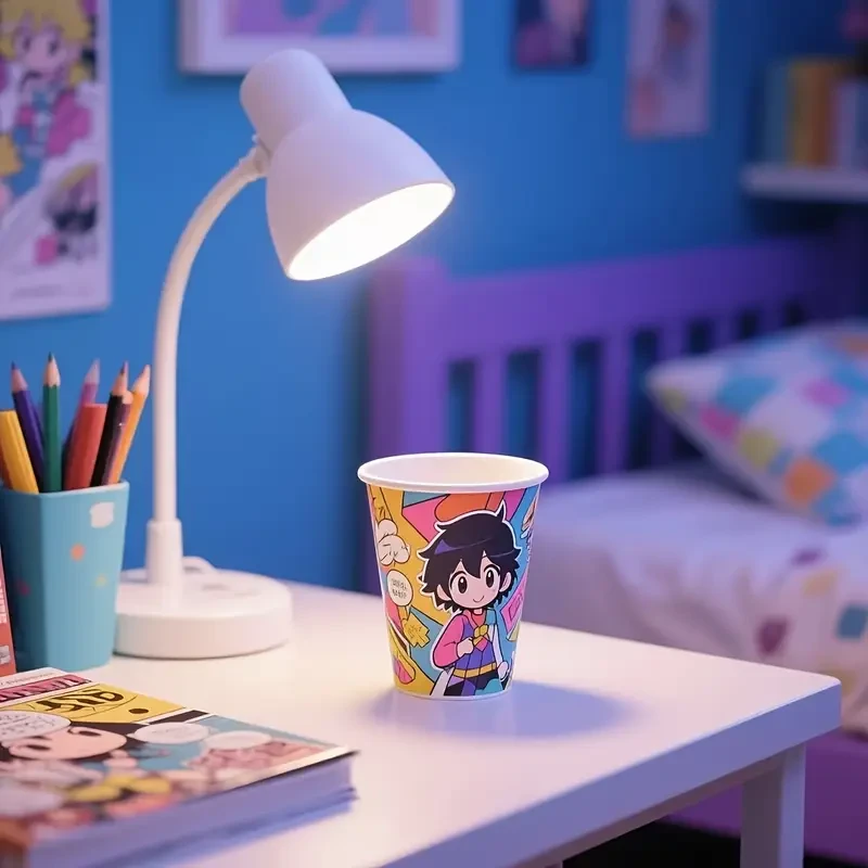 Custom 9oz Thickened Disposable Paper Cups  Ideal for Hot and Cold Drinks, Perfect for Corporate Promotions