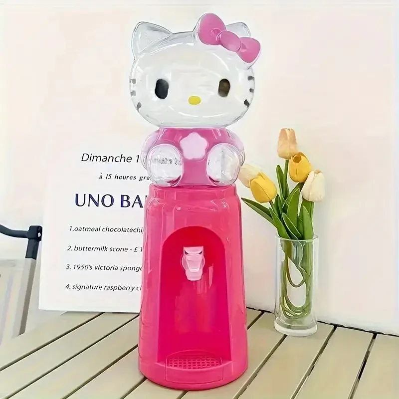 Sanrio Hello Kitty Mini Water Bottle  Cute, Portable Water Dispenser with Easy Grip Handle