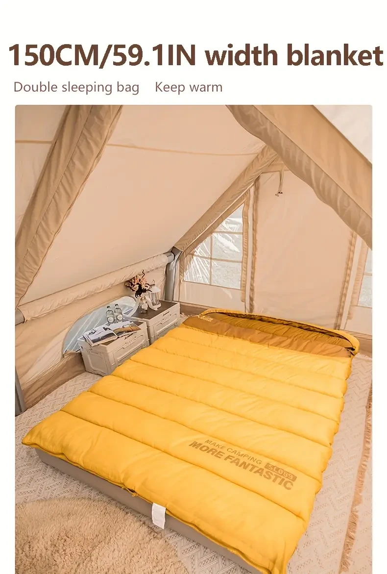 BISINNA Double Sleeping Bag for Couples: Ultimate Comfort for Outdoor Adventures