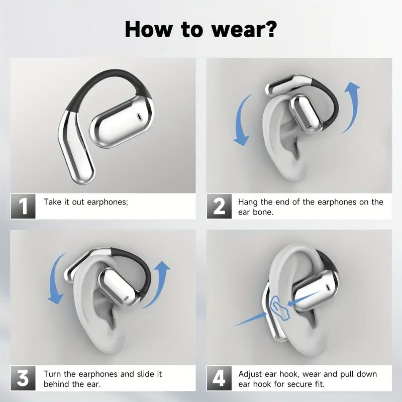 SENBOWE Wireless Headphones with Open Ear Design