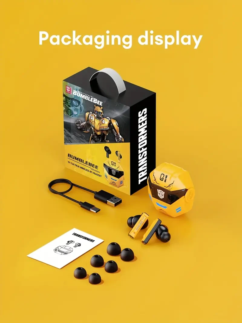 TRANSFORMERS TF-T36 Wireless Headphones: Smart HD Calls and High-Quality Audio for Everyday Use