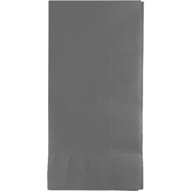Glamour Gray Dinner Napkins (Pack of 50)