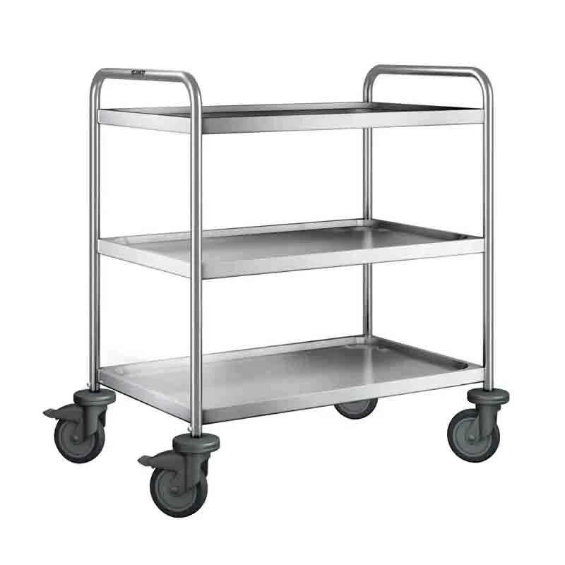 Stainless Steel Trolley 3 Level 95cmx50cmx90cm
