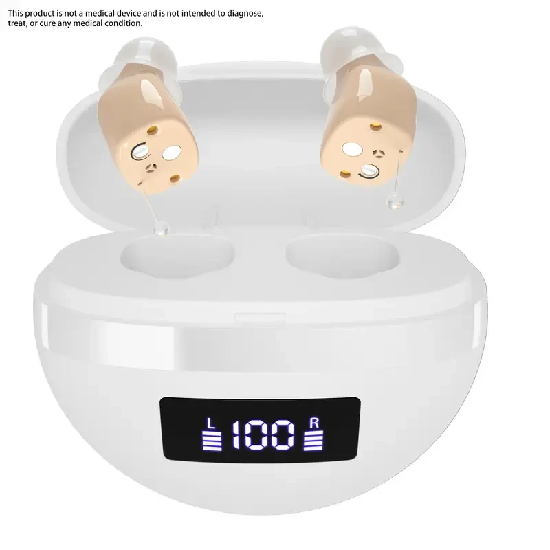 RUYIOER Sound Amplifier Kit with Portable Charging Case