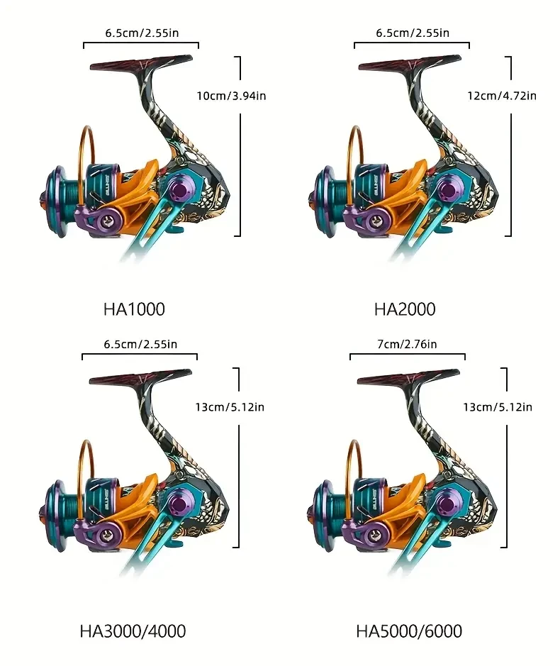BILLINGS HA 10006000 Series Spinning Reel