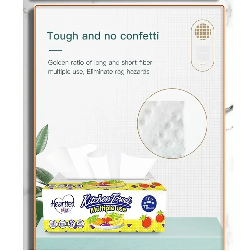 Hearttex Kitchen Towel  12 Bags / 840 Sheets