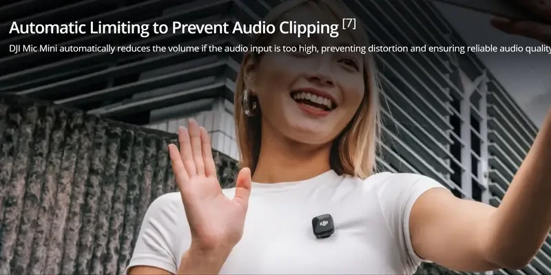 DJI Mic Wireless Clip-On Microphone (Infinity Black)  Global Edition