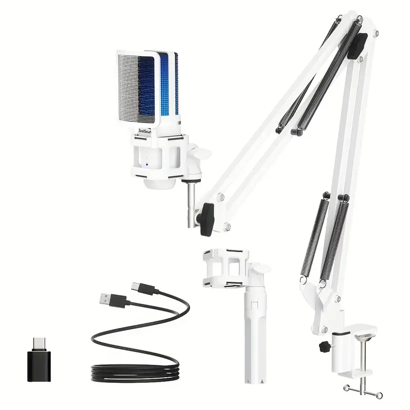 ZealSound Professional USB Gaming Microphone Kit