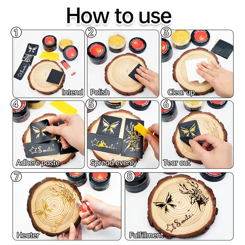 FLYSEA Scorch Burning Gel 4oz (120ml)  Precision Wood-Burning Effects Without a Soldering Iron