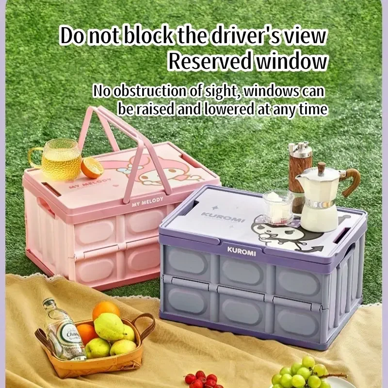 KT Folding Storage Basket (4-Piece Set)  Hello Kitty & My Melody