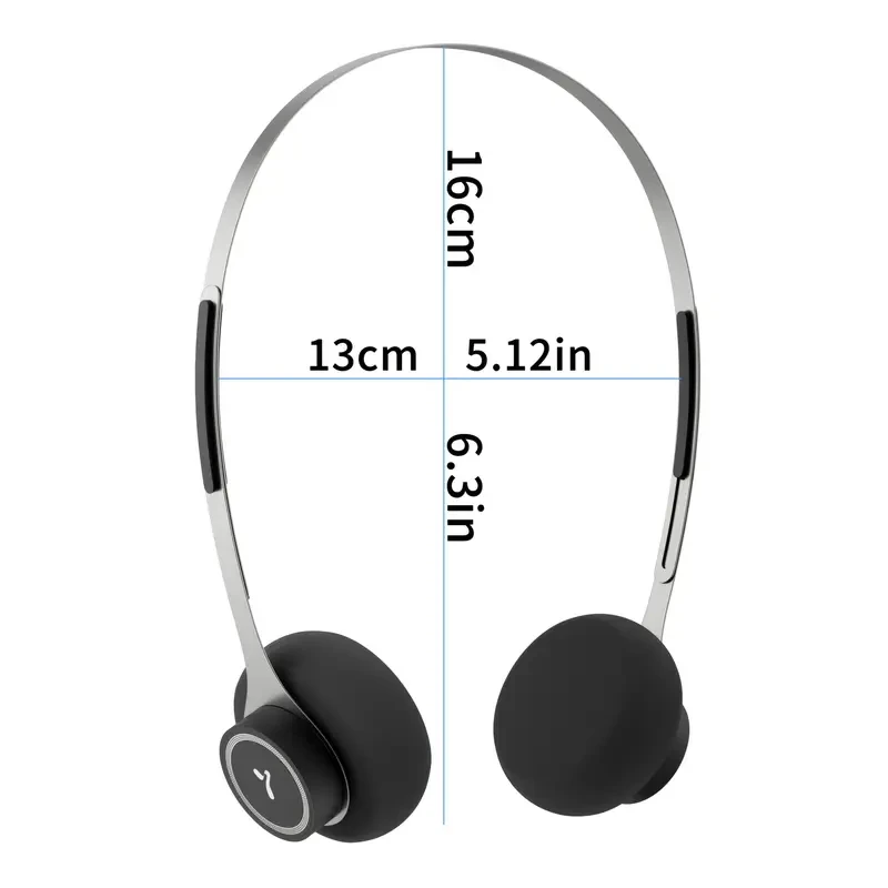 bosdd Retro Wireless Over-Ear Headphones  Lightweight Comfort, Clear Sound & Long Battery Life