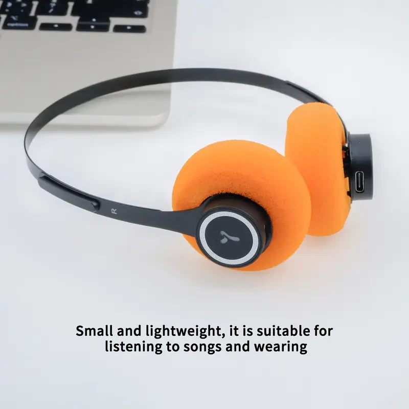bosdd Retro Wireless Over-Ear Headphones  Lightweight Comfort, Clear Sound & Long Battery Life