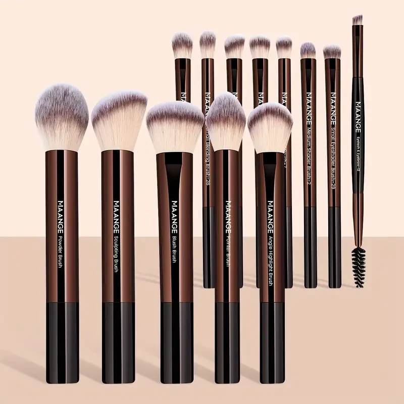 MAANGE 13pcs Makeup Brush Set Soft, Stylish & Perfect for Every Look