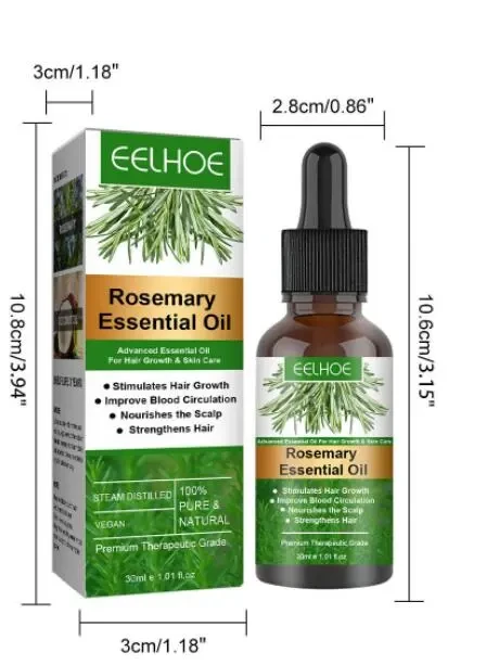 Rosemary Hair Care Essential Oil Anti-loss Hair Growth Hair Care Nourish Scalp Hair Roots