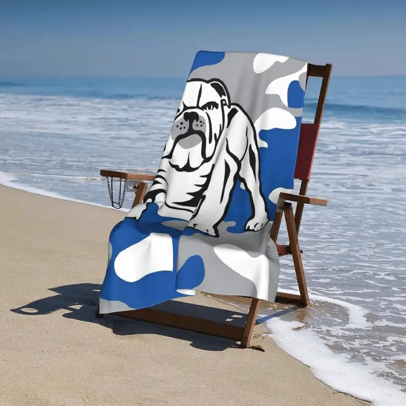 Canterbury Bankstown FC2 Bulldog Logo Beach Towel  Vibrant, Durable & Quick-Dry
