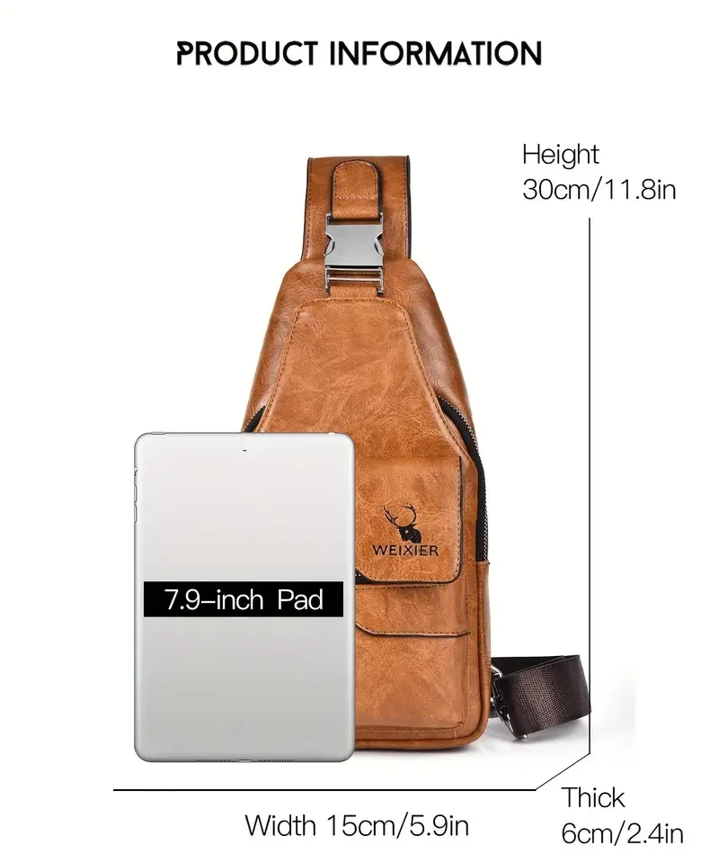 WEIXIER Womens Crossbody, Chest, Handbag & Shoulder Bag Set  Trendy, Functional & Lightweight