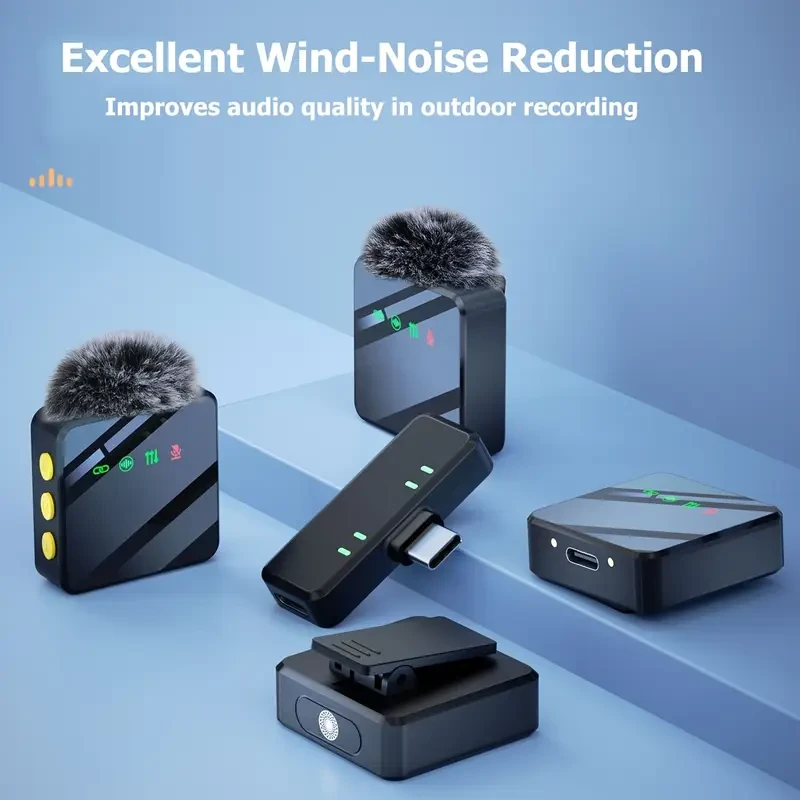 2.4G Wireless Microphone Pro Ultimate Vlogging and Live Streaming Audio Solution