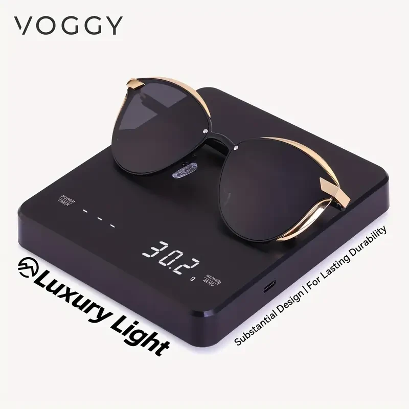 VOGGY Retro Butterfly Polarized Fashion Glasses  Stylish Metal Frame Sunglasses for Men & Women