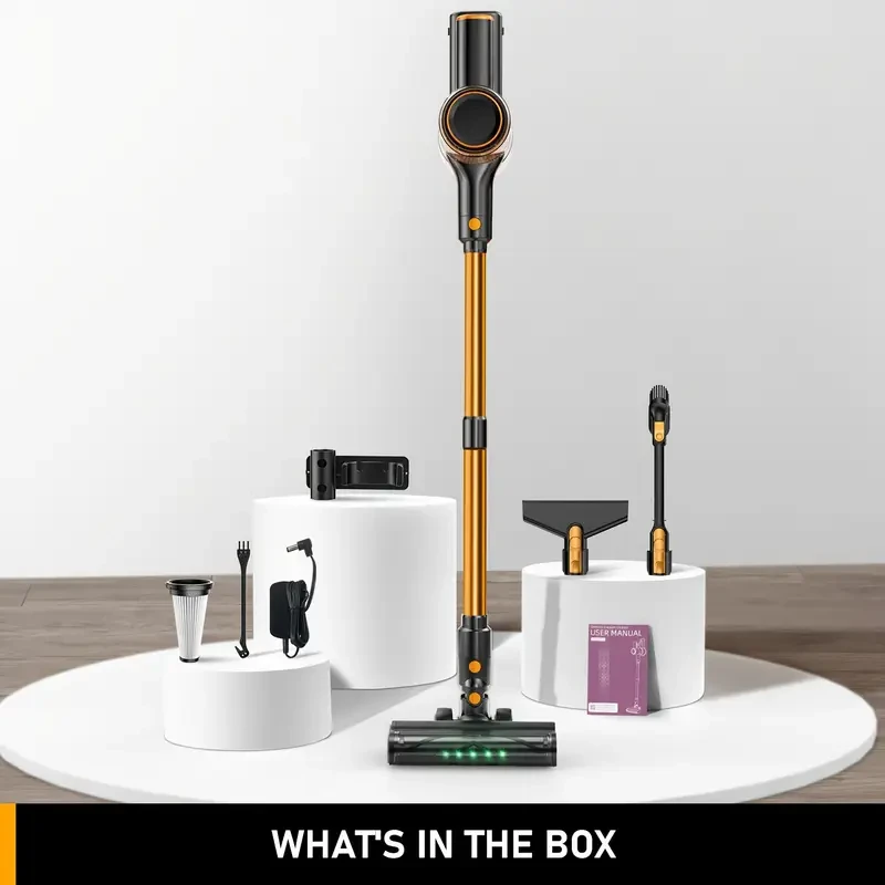 SUXIANGVAC High Suction Power Home Vacuum Cleaner  Cordless, 8-in-1 Combo with LED Display