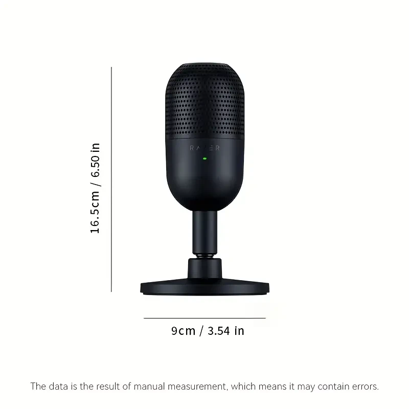 Product Name: Razer Seiren V3 Mini USB Condenser Microphone - Supercardioid Pickup Pattern