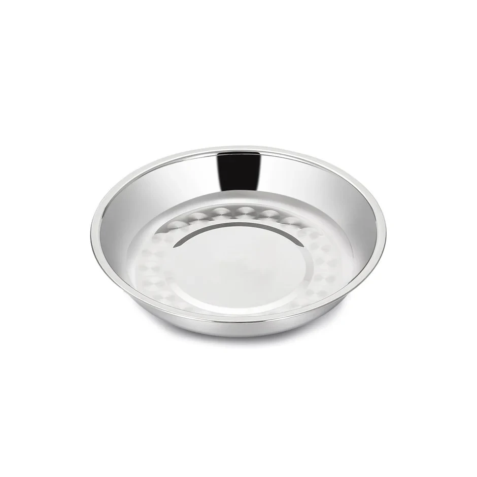 Stainless Steel Deep Dish Round 24cm