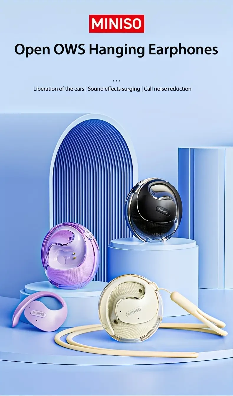 MINISO X15 Pro Smart Translation Earbuds  Wireless Noise-Cancelling, High Sound Quality, and Real-Time Translation