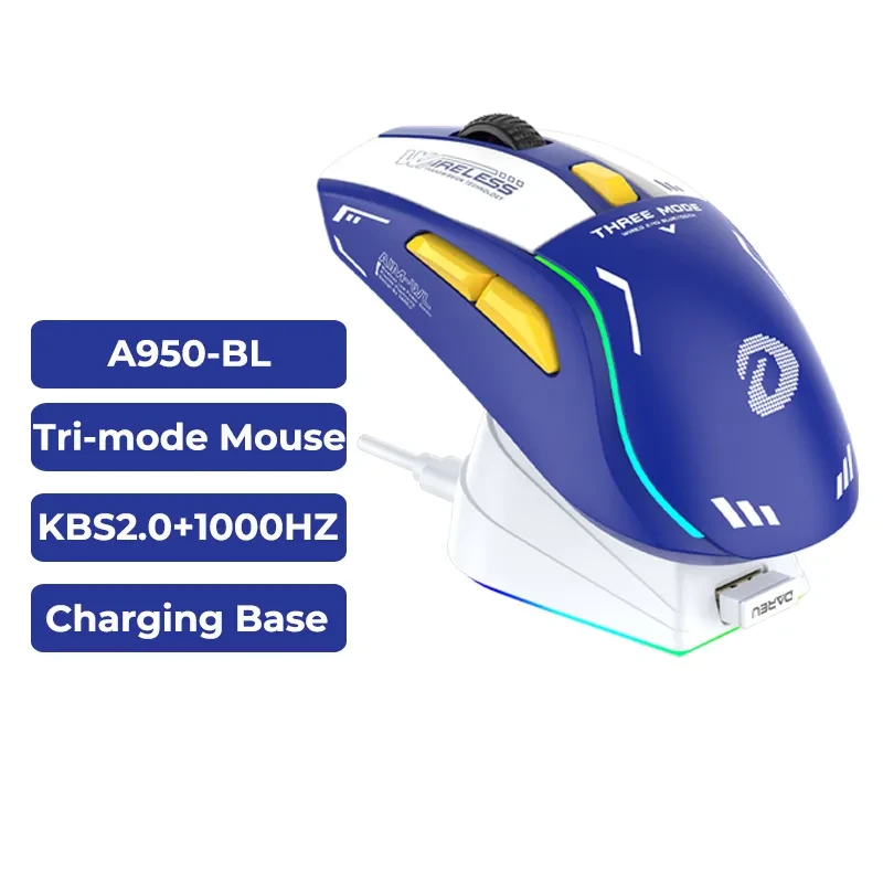 Wireless Bluetooth Wired Three-mode Mechanical Gaming Mouse