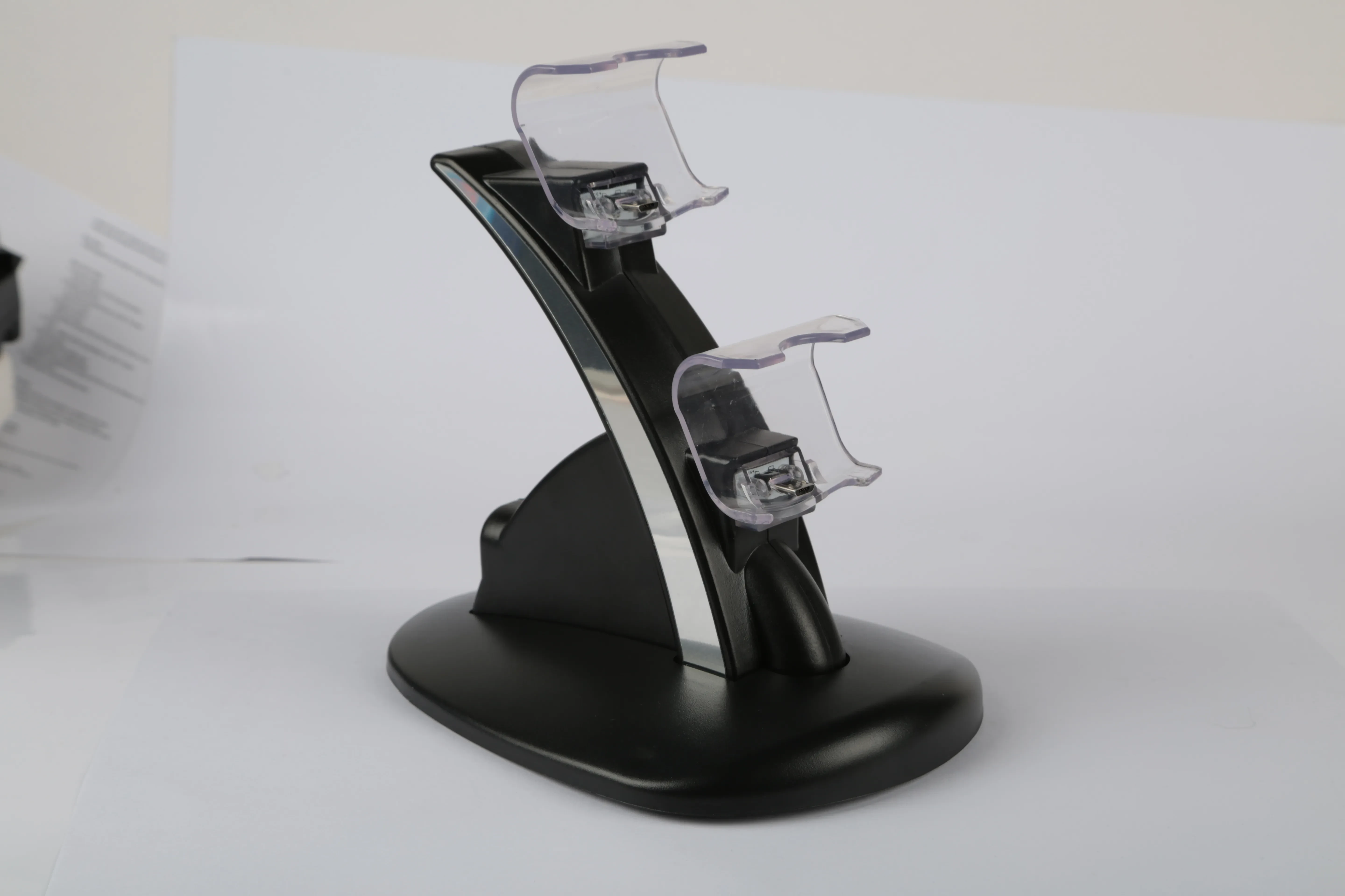 Charging Dock Station Dual Micro USB Charger Stand For PS4 Pro-PS4 Slim Gamepad Controller Handle Charging Station With Blue Indicator Game Lovers