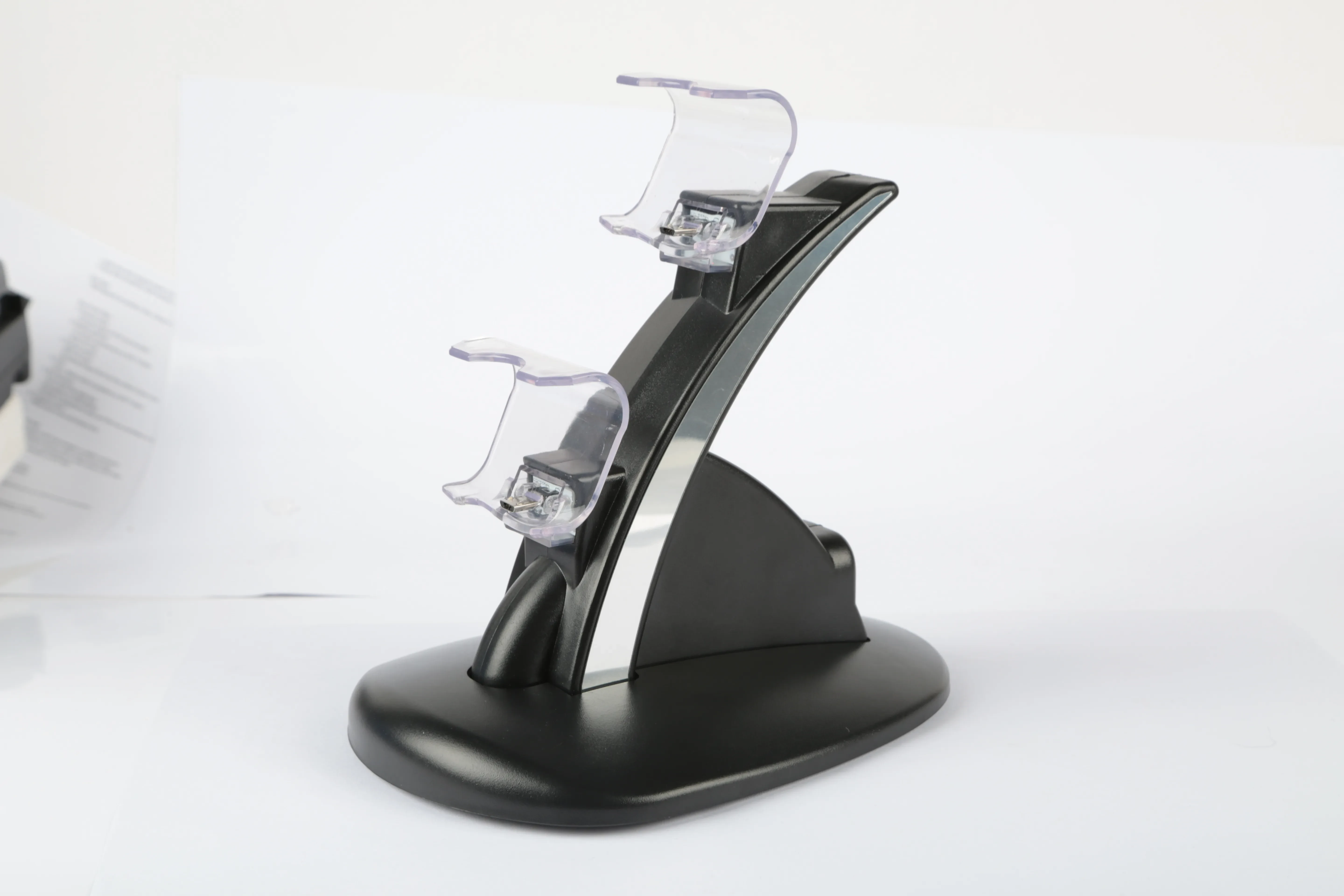 Charging Dock Station Dual Micro USB Charger Stand For PS4 Pro-PS4 Slim Gamepad Controller Handle Charging Station With Blue Indicator Game Lovers