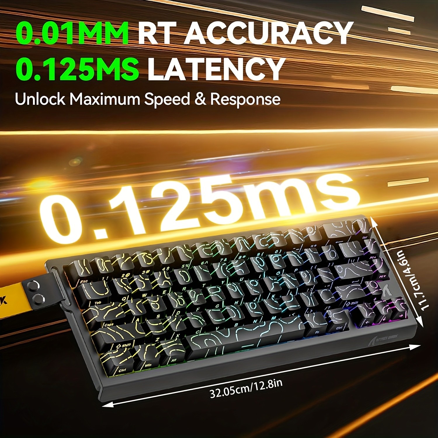 ATTACK SHARK X68 HE 8KHz Rapid Trigger Keyboard