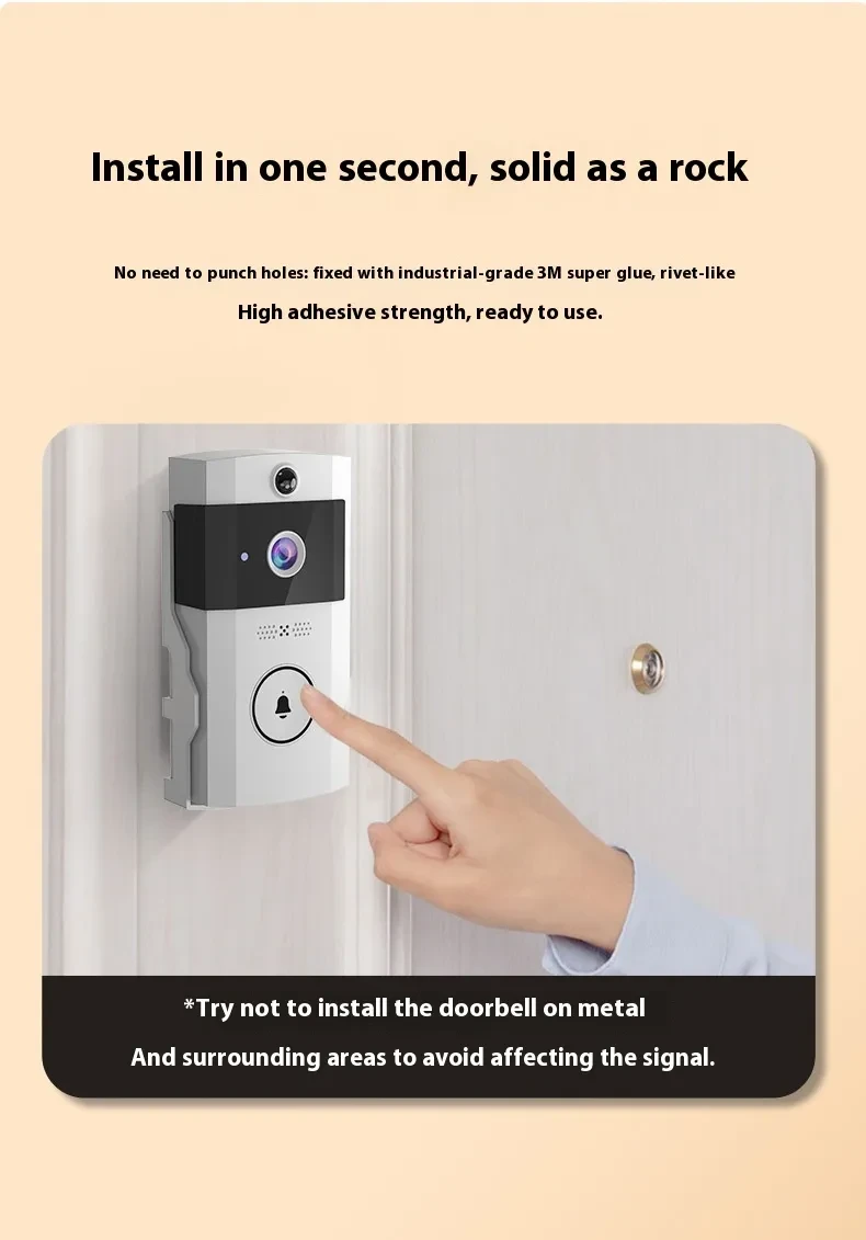 U9 Wireless Video Doorbell Home Monitoring