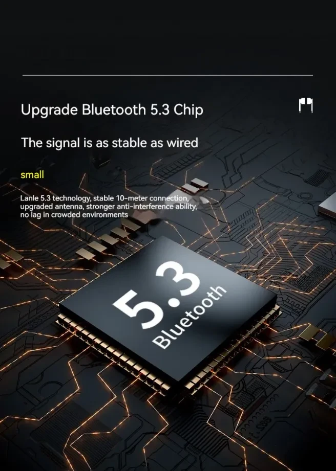 Digital Display Colorful In-ear Bluetooth Headset