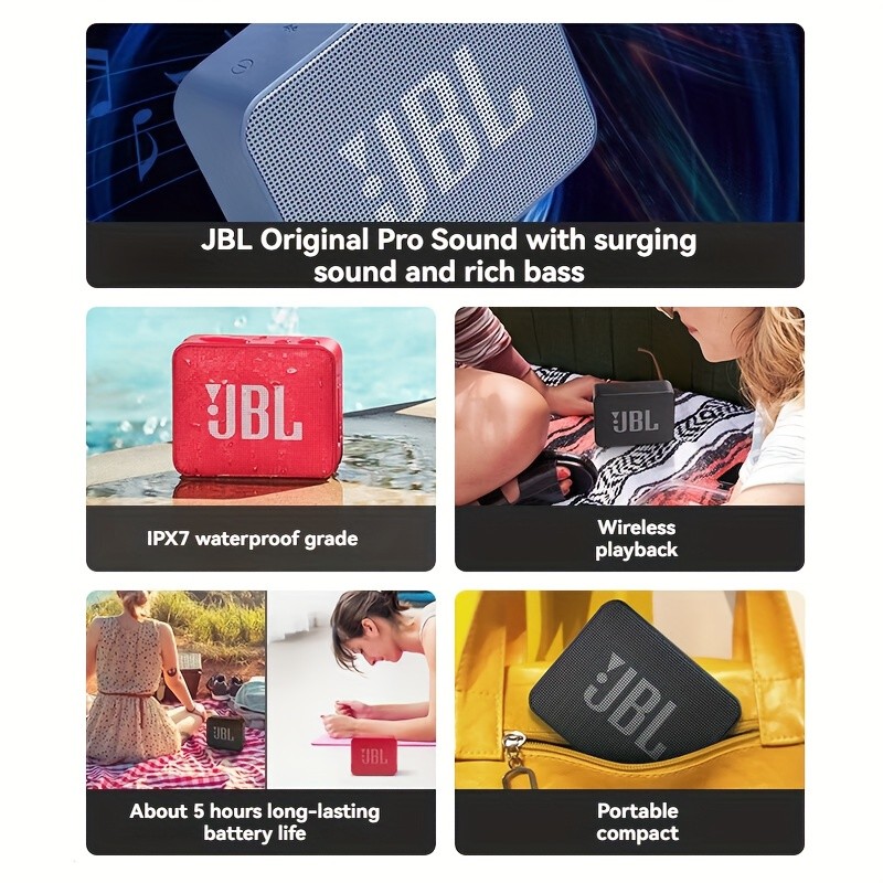 JBL GO ESSENTIAL Wireless Speaker  Mini Size, Mighty Sound