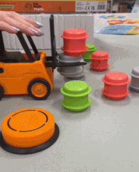 Crazy Forklift - 2 Player Stacking Skill Game