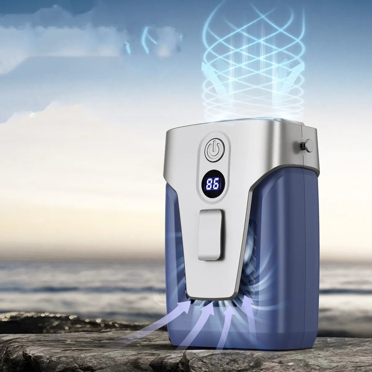 Outdoor Waist Fan Portable On Site