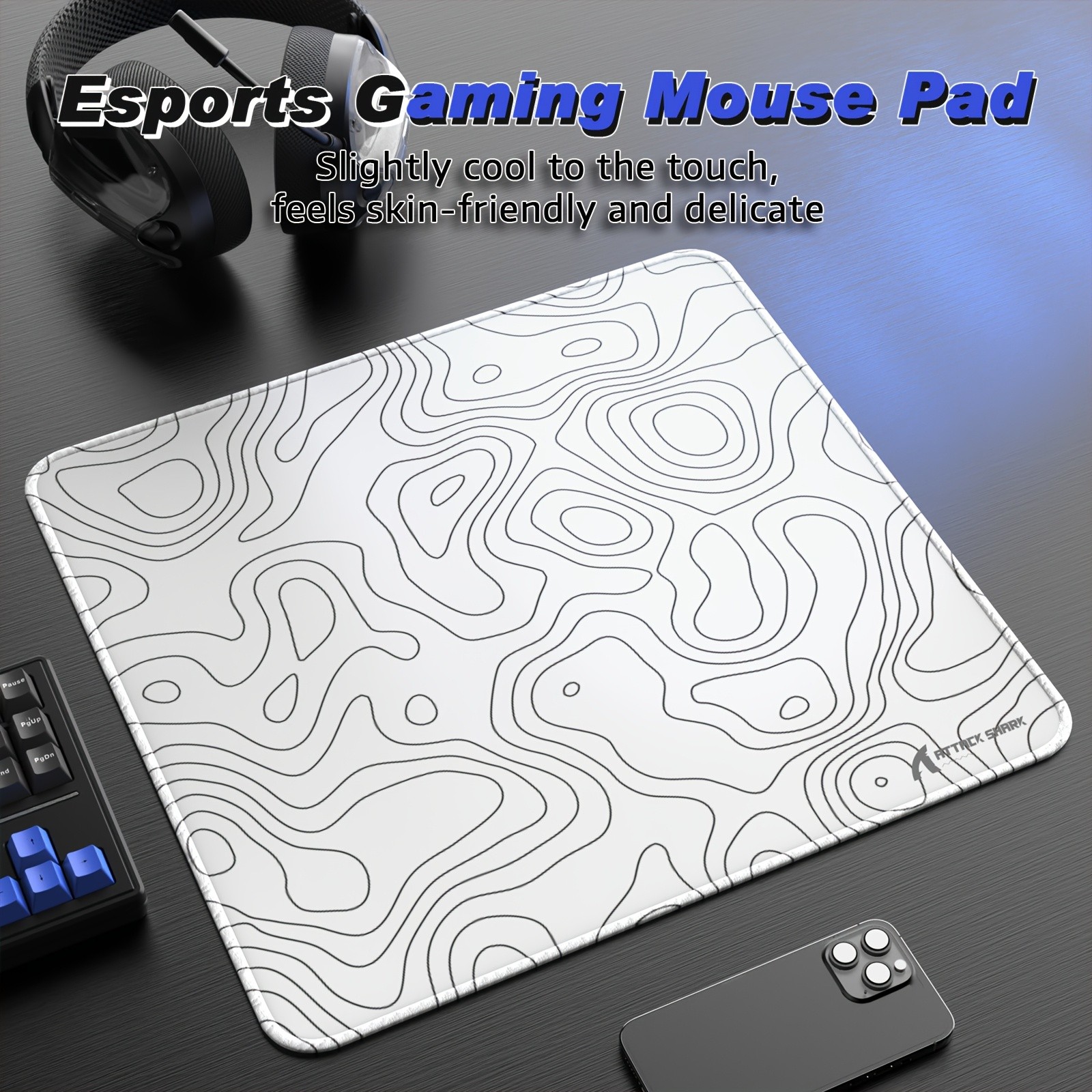 ATTACK SHARK CM02 Large Gaming Mouse Pad  Precision, Comfort, and Style for NZ Desks