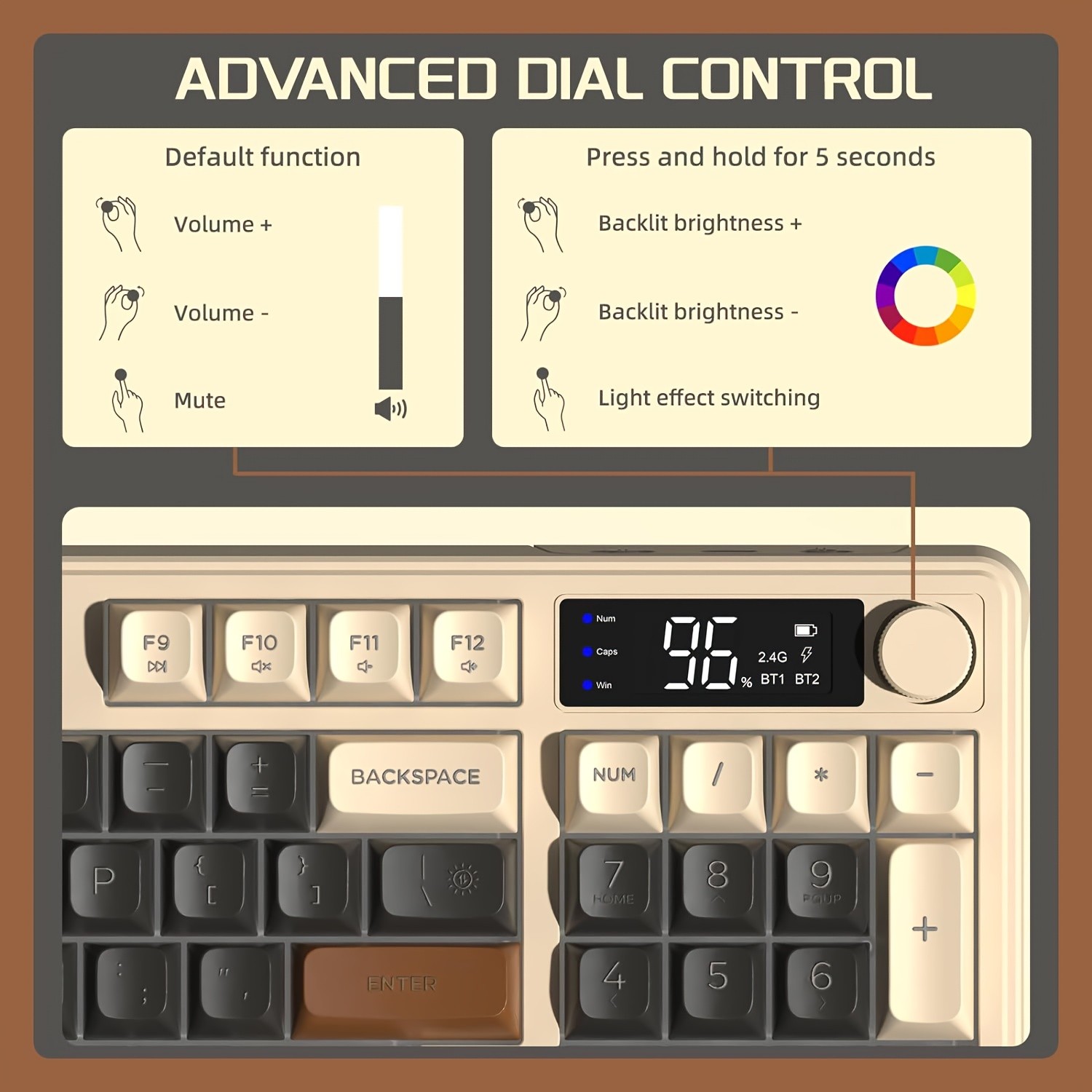 M96 Wireless Gaming Keyboard  Smart, Stylish Control for NZ Gamers and Everyday Use