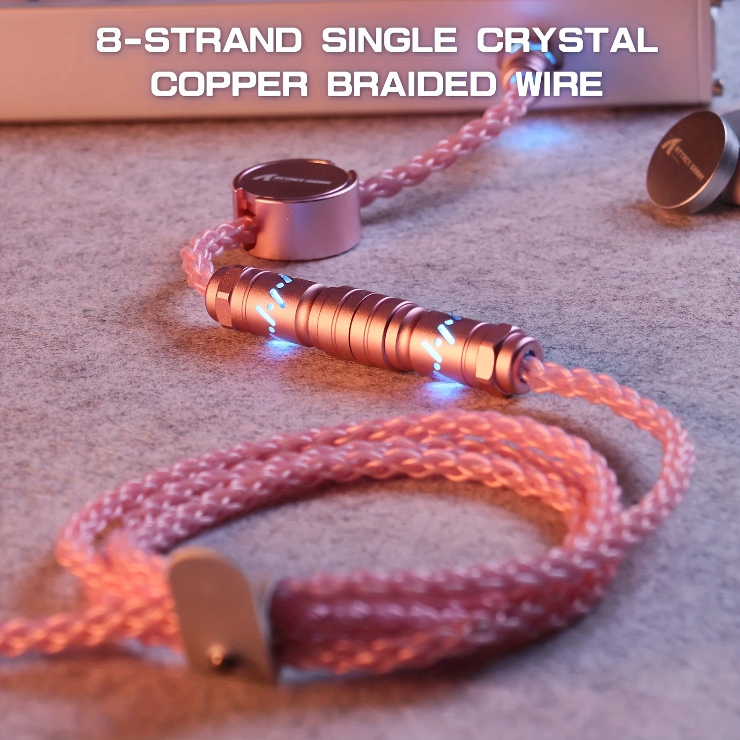ATTACK SHARK C07 RGB Cable  Magnetic, Smart, and Stylish Power for NZ Setups