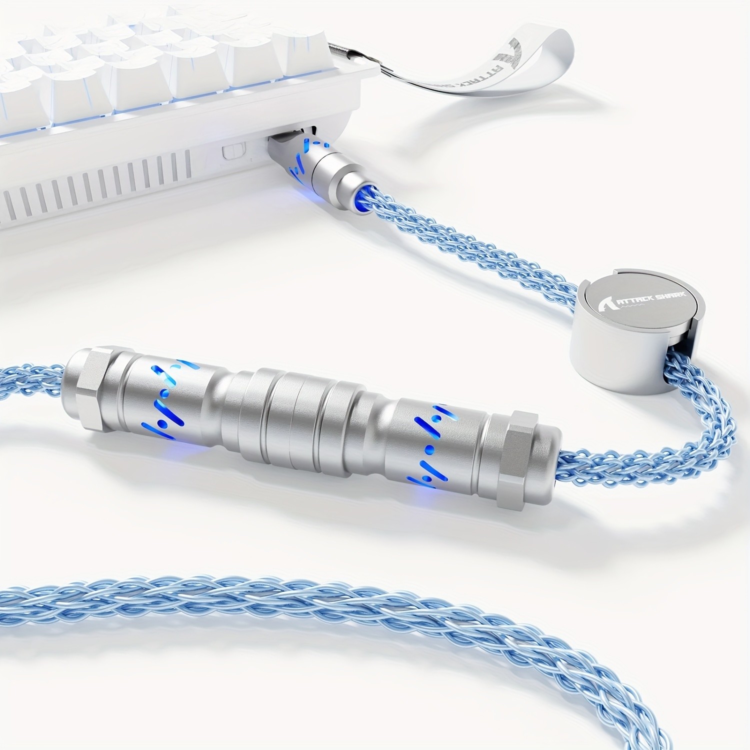 ATTACK SHARK C07 RGB Cable  Magnetic, Smart, and Stylish Power for NZ Setups