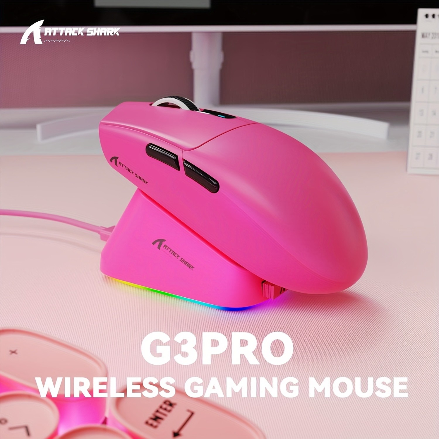 ATTACK SHARK G3PRO Wireless Gaming Mouse  Pro-Level Precision and Freedom for NZ Gamers