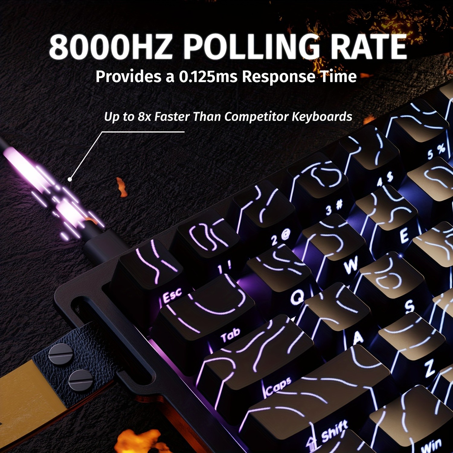 ATTACK SHARK X68 HE 8KHz Rapid Trigger Keyboard  Extreme Speed and Precision for NZ Gamers