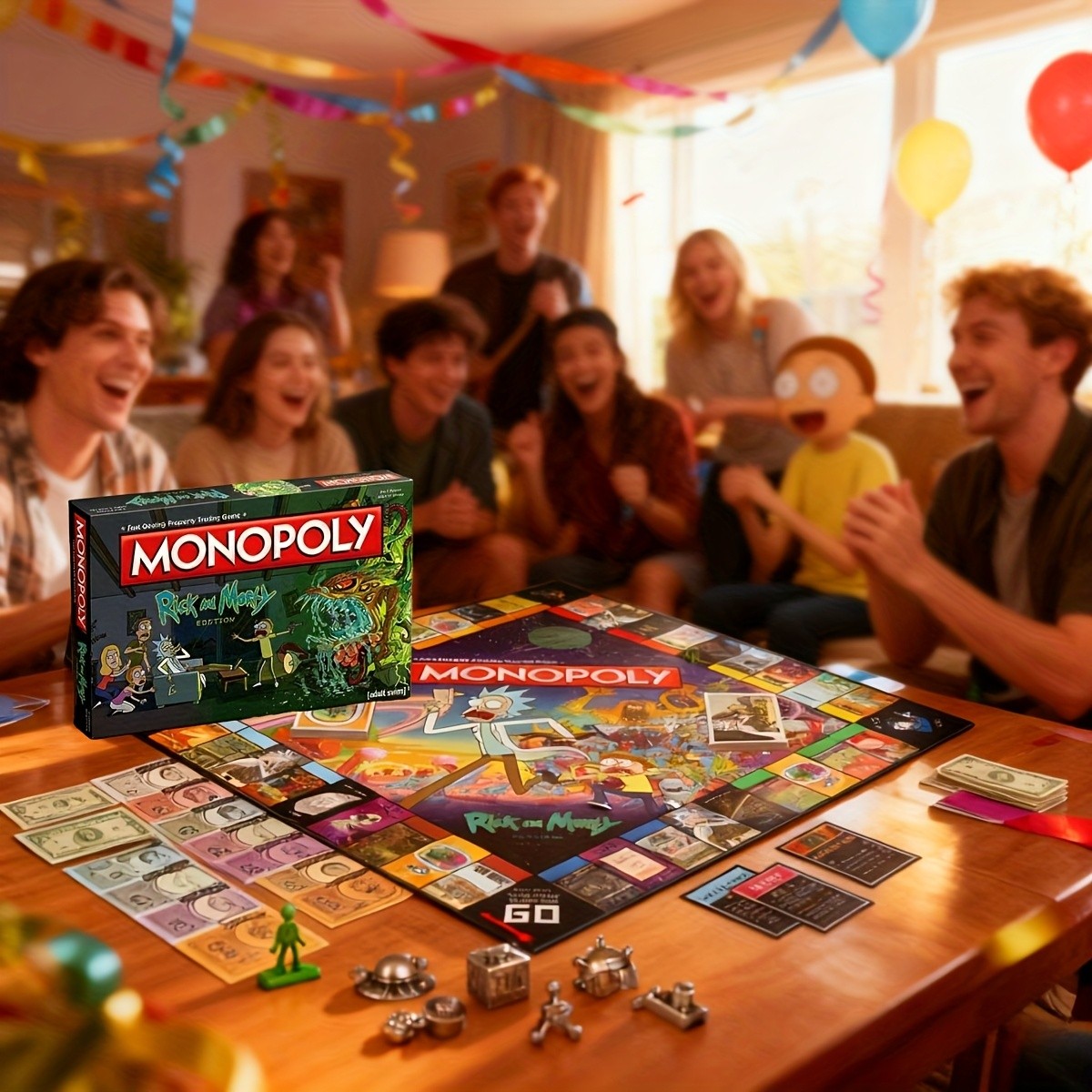 Hasbro Gaming Monopoly: Rick and Morty Edition