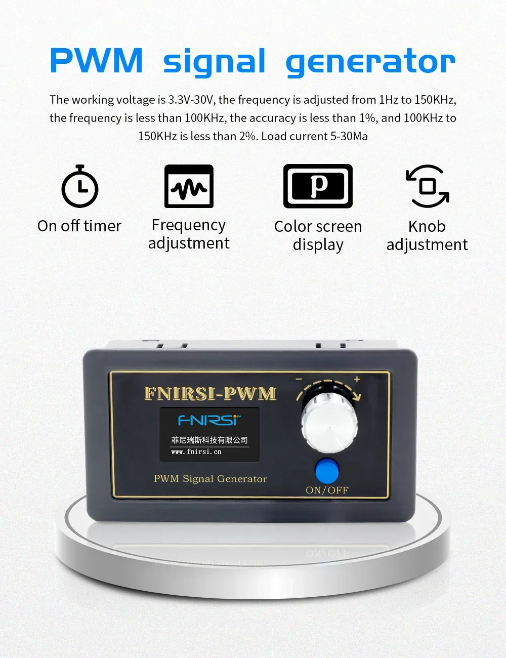 FNIRSI-PWM Square Wave Rectangular Wave Signal Generator