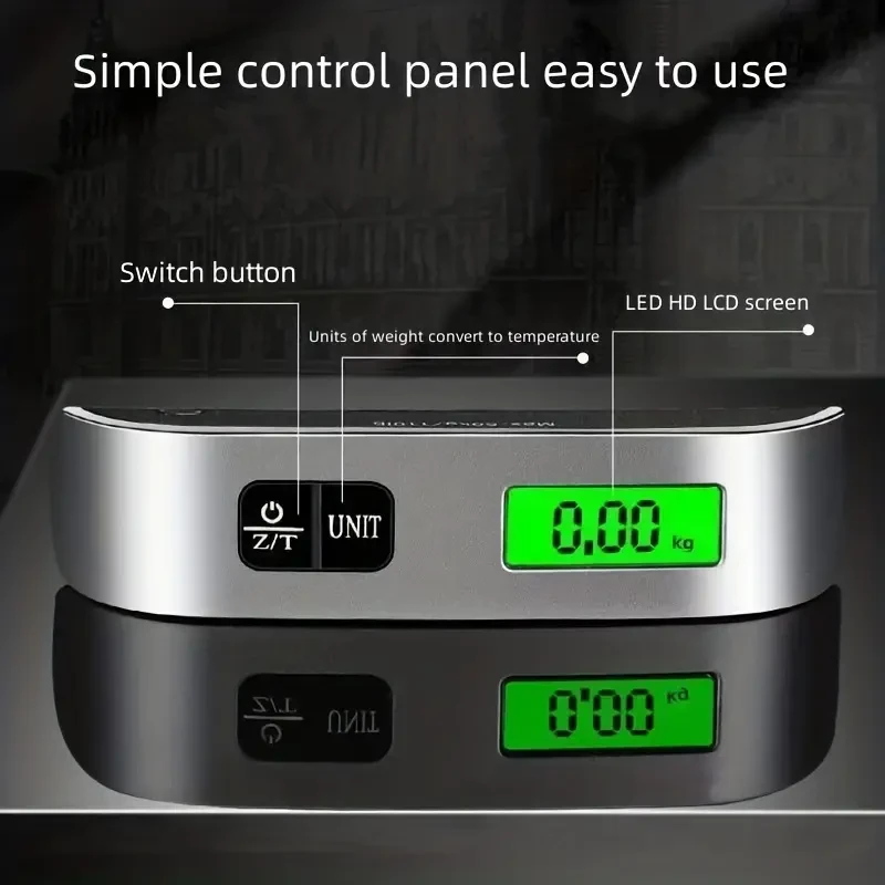 HOTU Portable Electronic Luggage Scale  Your Reliable Travel Companion for Accurate Luggage Weight